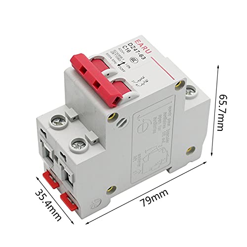 Disjoncteur DZ47 6KA type C pour couper les surcharges électriques