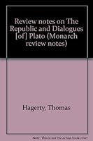 Review notes on The Republic and Dialogues [of] Plato (Monarch review notes) B0007EPQ12 Book Cover