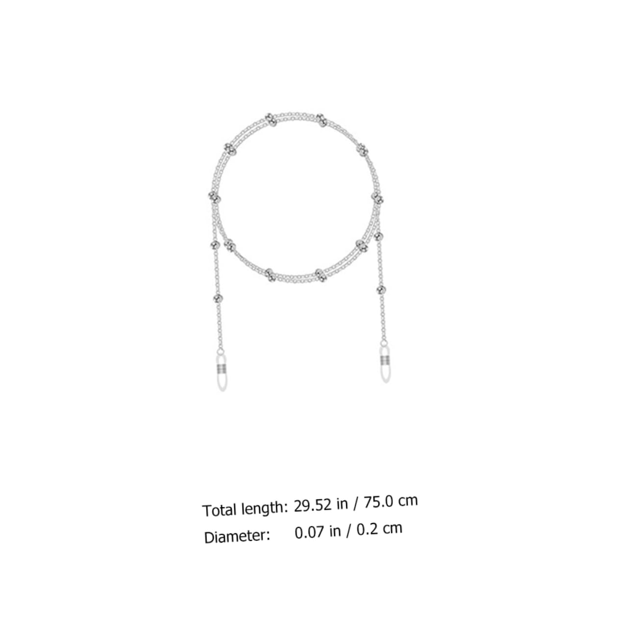 LIFKOME 12 Stück Teiliges Brillenketten aus Metall Antirutsch Vielseitig für Lesebrillen Sonnenbrillen und Gesichtsmasken Bequemer Brillenhalter für Sport Alltag und Festliche Anlässe