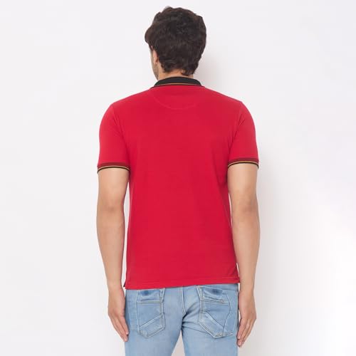 Image of Duke Letter Print Slim Fit Men Tshirt