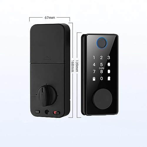 SunshineFace Fechadura inteligente, fechadura de porta com impressão digital, fechadura inteligente
