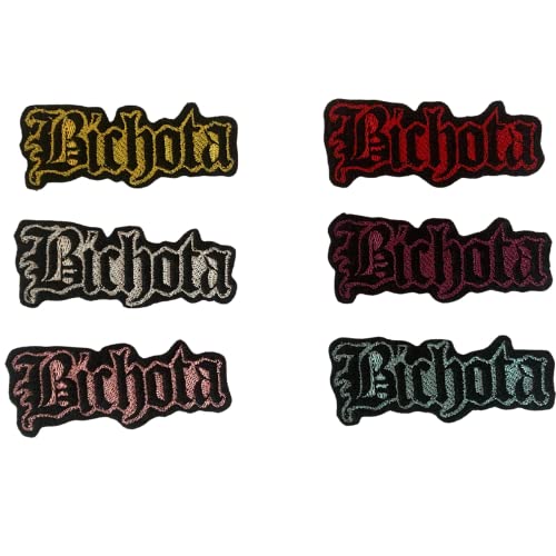 Bichota Iron On/Sew On Patch Karol+G Bebesita Mami Great for gifting, bookbags, hats, clothing, DIY's (Yellow, Sew On)