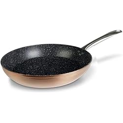 Sartenes Wecook Amazon WECOOK! Professional Sartén Aluminio Forjado 30 cm, Inducción, Antiadherente Ecológico sin PFOA, 2,8 mm Espesor, Mango Acero Inox., Color Cobre, Apta Todas las Cocinas, Vitrocerámica, Gas, Horno