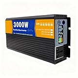 HUIZHITENGDA 72v DC à 110v AC Convertisseur, 1500Watt Pure Sine Wave Inverteur 3000W Inve...