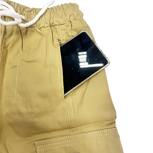 Image of ZUYPSK Kids Girls Joggers Sweatpants Kids Cargo Loose Street Dance Running Pants with Pockets