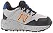 New Balance Kid's Fresh Foam Crag V1 Running Shoe, Rain Cloud/Black/Team Royal, 3 Wide Infant