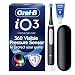Oral-B iO3 Electric Toothbrush, Matt Black, with Travel Case and Toothpaste