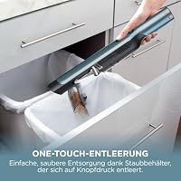 Shark WandVac Akku Handstaubsauger mit Ladestation, Tierhaar-Aufsatz, Staub-Fugendüse, Blau WV201EUBL – Ansicht 7