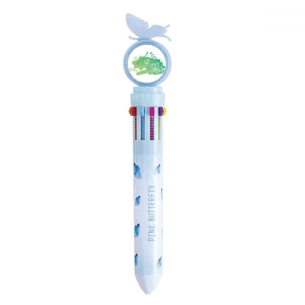 Stylo multicolore rétractable grenouille lotus pour simplifier la prise de notes - 4