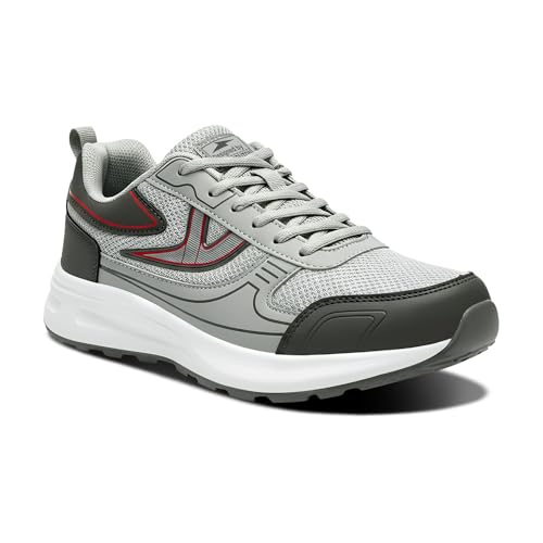 Image of BRUTON Men's Running Shoes | Lightweight & Stylish Sports Shoes for Men | Comfortable Walking Jogging Gym Shoes | Breathable Lace-Up Training Footwear