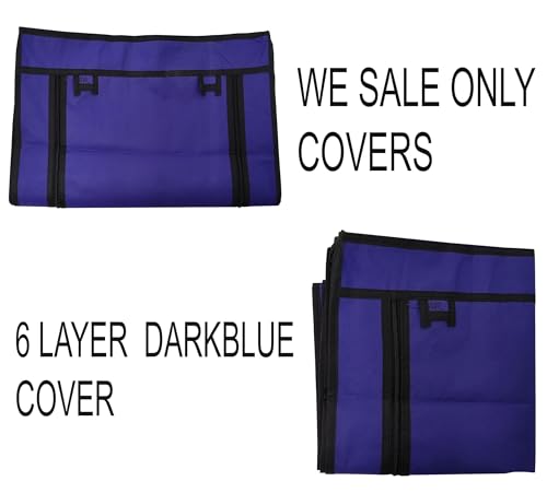 Image of Shoe Rack Cover for Home Only for 6-Layer Portable Foldable Shoe Stand Non Woven Zipper Fabric Cover