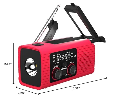 Nitigo EMERGENCY RADIO [2024 Newest] Noaa Emergency Weather Radio, 4000Mah Weather Alert Radio Solar Charging thumb #9