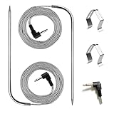 Replacement High-Temperature Meat Probe For Pellet Grills And Pellet Smokers Compatible With Pit Boss Grills, 2pc Waterproof BBQ Probe