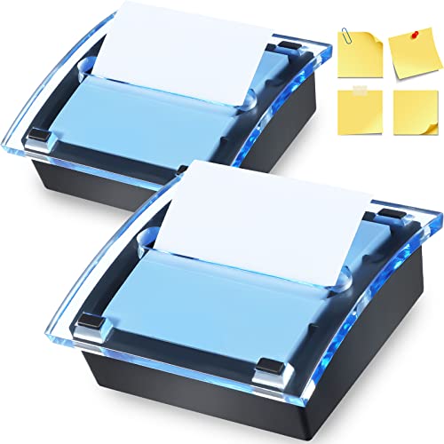 Distributeur de notes adhésives haut de gamme acrylique et base noire cristal