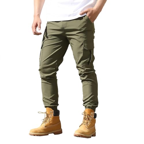 Pantalon de survêtement ample CHUNOTU ajusté style cargo