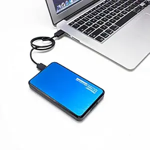 ATORSE USB 3.0 External 2.5''Sata Sdd HDD Hard Drive Disc Enclosure Case Box for Pc-Blue