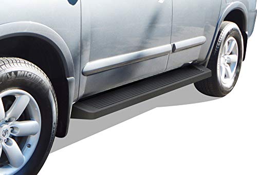 Estribos APS Black Running Boards para Nissan Titan