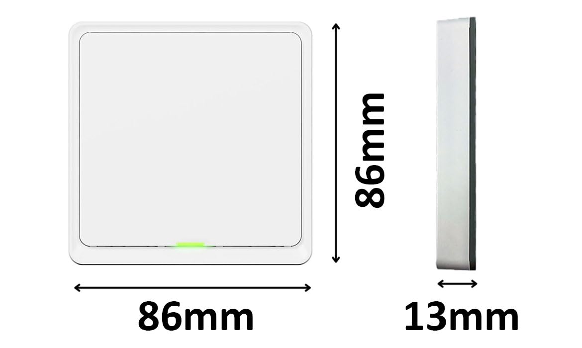 Sone Smart One ZigBee Schalter 1 Fach Smart Button 3 Szenen Tuya | 1 taste, 3 szenen, zigbee gateway, cr2430, klebemontage, tuya
