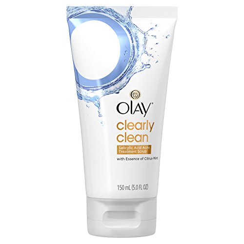 Face Wash by Olay Clearly Clean Salicylic Acid Acne Treatment Scrub, 5.0 Fl Oz Face Wash by Olay Clearly Clean Salicylic Acid Acne Treatment Scrub, 5.0 Fl Oz