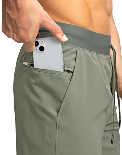 Image of Soothfeel Men's Running Shorts with Zipper Pockets 9 inch / 7 inch / 5 inch Quick Dry Eight Basketball Gym Workout Athletic Shorts