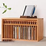 Avec la capacité de contenir jusqu'à 19 boîtiers de CD, cette unité offre un espace généreux pour organiser des CD, des disques d'ordinateur ou des disques de jeu, aidant à garder vos tables, comptoirs ou étagères bien rangés.