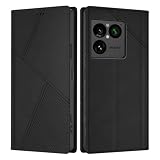 YOLALAHO Sony Xperia 1 VIII ケース 手帳型 耐衝撃 カード収納 SO-51G SOG17 カバー 財布型 スタンド機能 高級レザー エクスペリア 1viii スマホケース 全面保護 上質な手触り ストラップホール付き マグネット式 擦り傷防止 かわいい おしゃれ ブラック