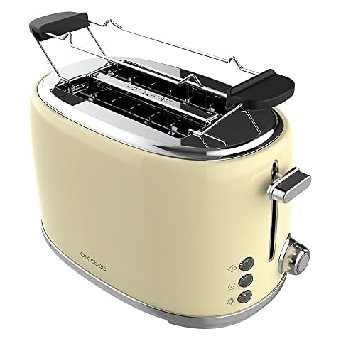 Cecotec Toaster 2 Scheiben Toast&Taste 1000 Retro Double Beige Cover