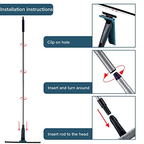 JEHONN Tergipavimento Pavimenti con 152 CM Manico