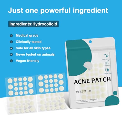 Fxxoee Pimple Patches For Face, 288 Hydrocolloid Patches, Effectively Cover And Repair Acne And Blemishes, Promoting Skin Regeneration. Ideal For Makeup thumb #4