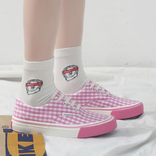 Women's Fashion Plaid Canvas Sneakers | Low Top Comfortable Casual Shoes | Breathable Rubber Sole & Classic Plaid Design for Everyday Wear2