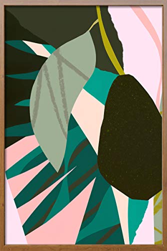 Art mural creative green wall decor plante nordic affiche triptyque 50x70
