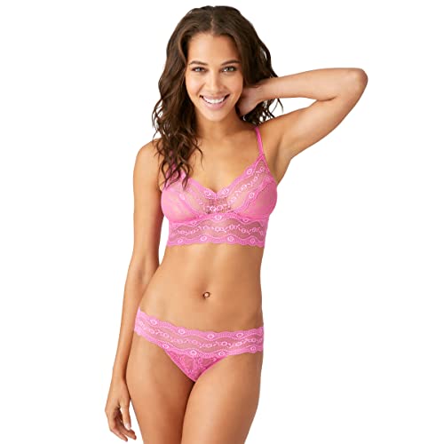 Image of b.tempt'd Womens Lace Kiss Sheer Unlined Wire Free Bralette, 910182