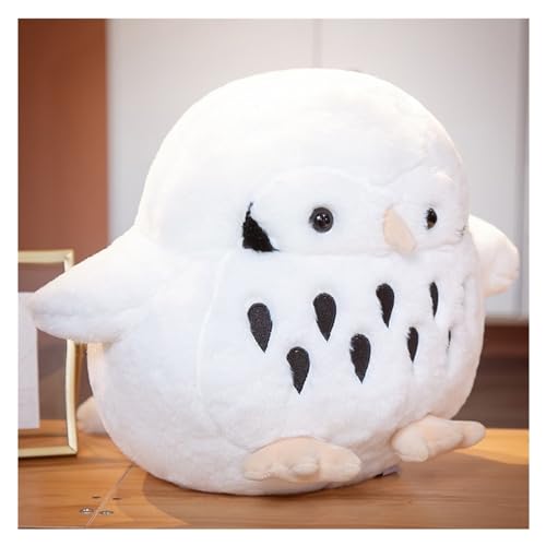 TOPLITHE Peluche De Búho, Almohada Súper Suave Lindo Pájaro De Peluche for Regalos De Cumpleaños De Navidad Niños Y Niñas(White,37CM/15IN)