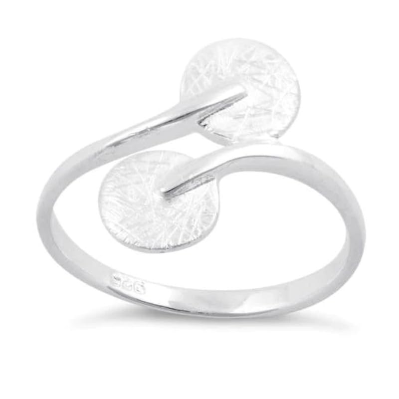 Bague de mariage femme double cercle, le symbole de votre amour pur