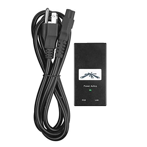 Injectores PoE Digipartspower 48V 24W IEEE 802.3af para adaptador Power Over Ethernet para teléfonos VOIP y cámaras IP miniatura 1