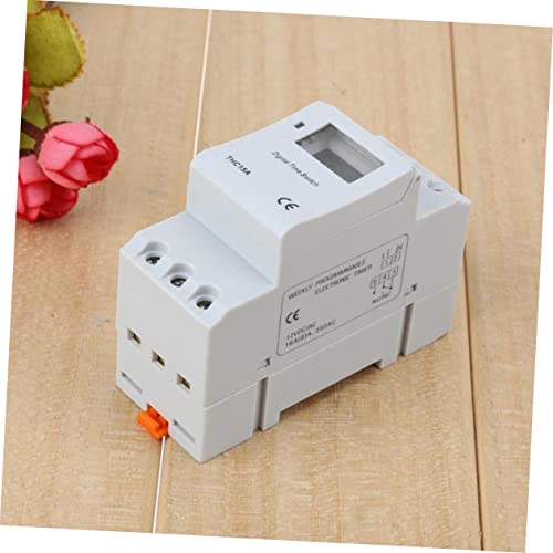 Mini-minuterie programmable blanche pour prise électrique extérieure (Lot de 2) - 3