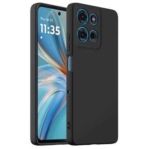 Schutzhülle Für Motorola Moto G75 – Flüssigsilikon, Dünn, Mit Magnetring, Handschlaufe, Grün