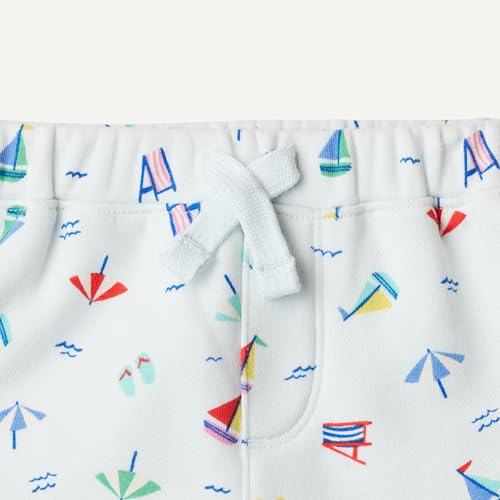 Image of Amazon Essentials x Sofia Grainge Toddlers and Baby Boys' Pull-On Knit French Terry Shorts, Pack of 2