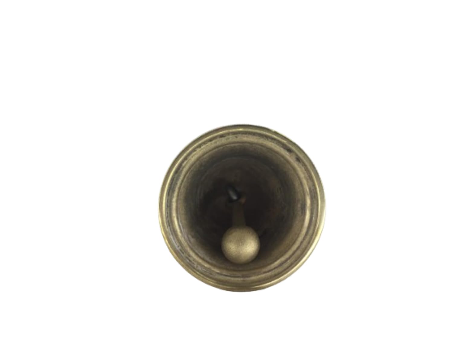 Campana campanella in ottone lucido con manico Agnone Molise 12x6,5 cm