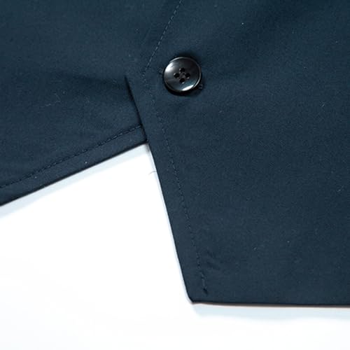 Men's Suit Vests Business Casual Tuxedo Regular Fit Sleeveless Dress Vest Party Groomsmen Waistcoats For Wedding Prom3