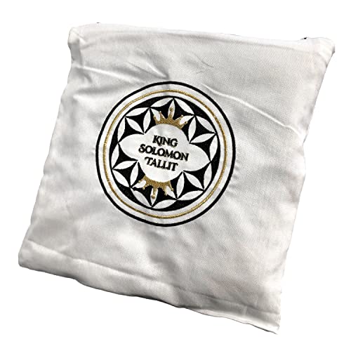 'HalleluYAH King Solomon Tallit Prayer Shawl 72''x 22'' with Bag | Designed in Israel'