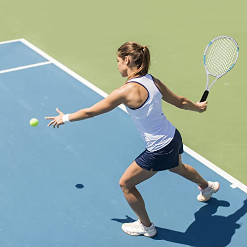UUBEMM Tennis Rackets 2 Players Recreational for Adult,Lightweight Tennis Racquets for Beginner Student Training,Tennis Racket Set with Carrying Cover Bag,Grip Tapes,Tennis Balls