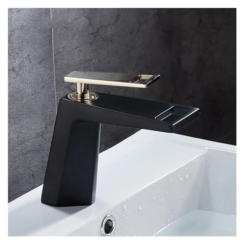Grifo cascada monomando sin salpicaduras con cuerpo hueco moderno de baño 2