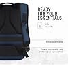 Victorinox VX Sport EVO Compact Backpack - Modern Backpack to Carry Travel Accessories - Includes Airflow Channels & Adjustable Straps - 20 Liters, Blue