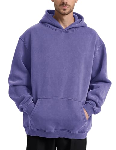 Image of Hatant Oversized Hoodie Sweatshirts for Men Couples Heavyweight Hoodies Pullover Vintage Mens Acid Wash Sweaters Clothes 2026