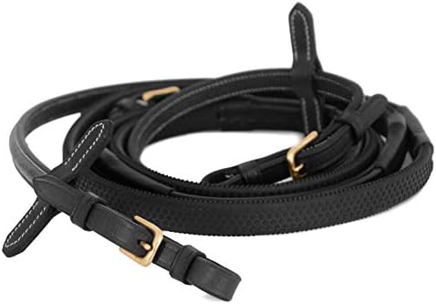Horse reins Rubber reins Chicago Rubber reins Chicago Black Full 587080
