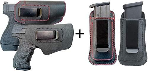 DPA Tactical Products IWB Inside The Waistband Handgun/Pistol Holster with Mag Pouch Bundle | for Concealed Carry, Universal | Fits: S&W M&P 2.0/Shield, Glock 17 19 26 43, Sig Sauer, HK, Ruger