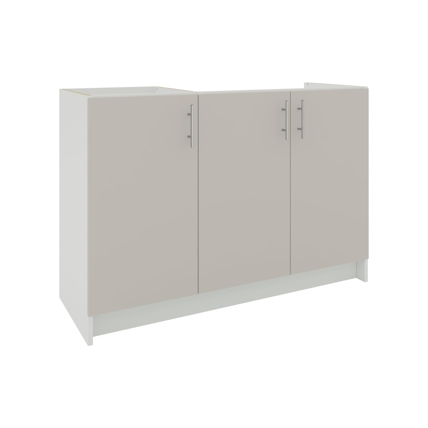 JD Greta Fixed Height 1200mm Kitchen Sink Base Cabinet Floor Unit (Without Worktop) – Cashmere Matt