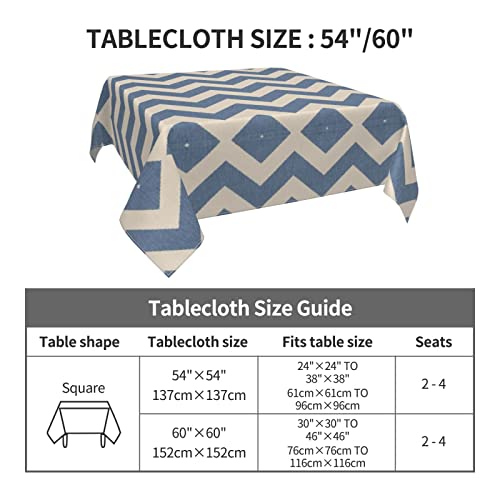 Nappe carrée imprimée infroissable et décorative Evealyn 152cm - 8