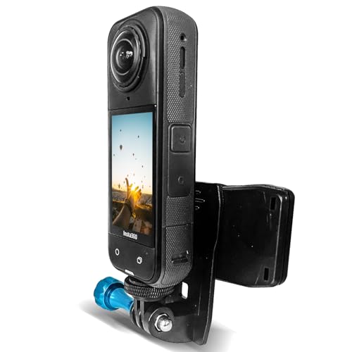 Backpack Strap Mount Quick Clip Mount Compatible with Insta360 X5/X4/X3/X2,Go Pro Hero 13 Session Black XIAOYI 4K SJCAM - Additional View